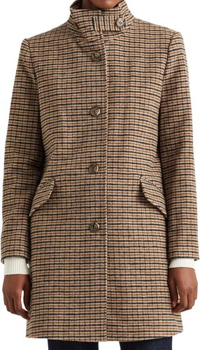 Wool Blend Balmacaan Coat