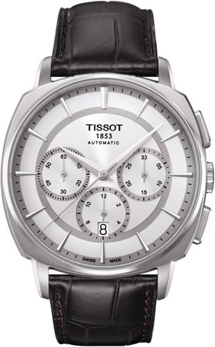 Tissot Men's T-Lord Automatic Embossed Leather Strap Watch, 42.2mm at Nordstrom Rack