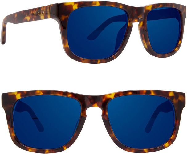 Riley 52mm Sunglasses - Tortoise/ Blue