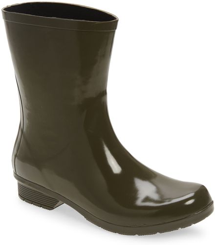 Polished Mid Rain Boot