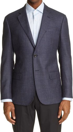 Slim Fit Houndstooth Wool Blend Sport Coat