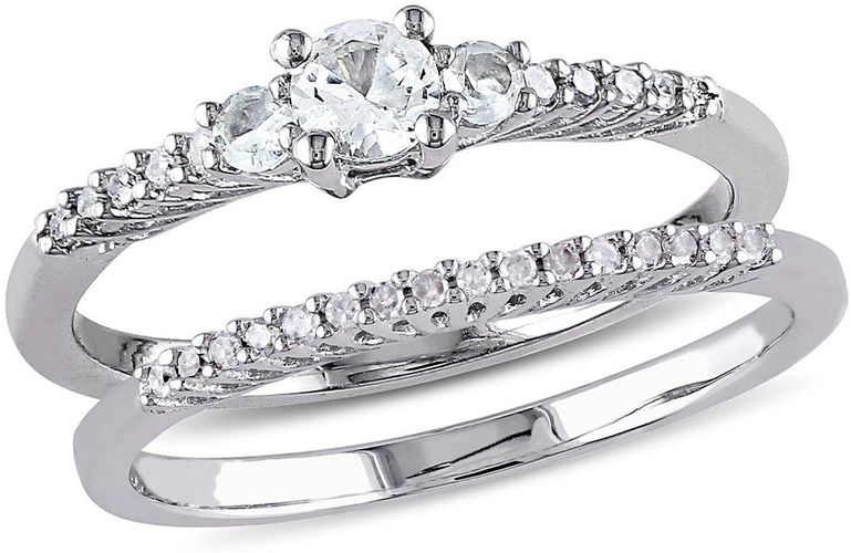 Delmar WHITE SAPPHIRE BRIDAL SET at Nordstrom Rack