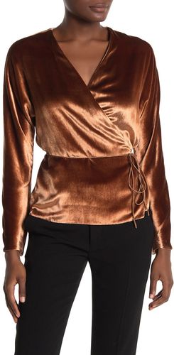 Vince Pann Velvet Wrap Top at Nordstrom Rack