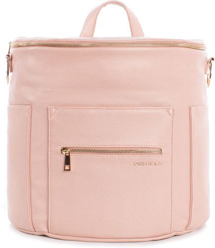 Infant Fawn Design The Original Convertible Water Resistant Faux Leather Diaper Bag - Pink