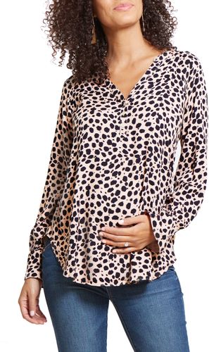 Ingrid & Isabel Split Neck Maternity/nursing Top