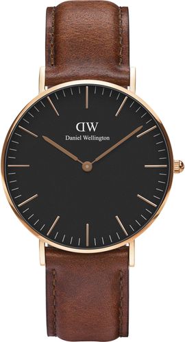 Classic St. Mawes Leather Strap Watch, 36mm