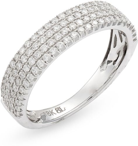 Bardot Wide Band Diamond Ring (Nordstrom Exclusive)