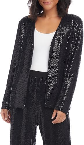 Sequin Open Jacket