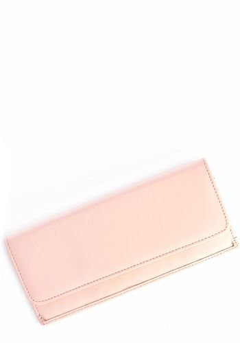 Royce Rfid Blocking Leather Clutch Wallet - Pink