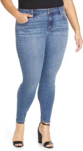 Plus Size Women's Liverpool Abby High Waist Ankle Skinny Jeans