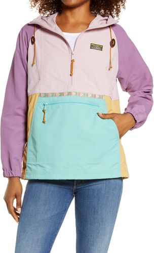 Mountain Classic Women'S Packable Water Resistant Half Zip Jacket