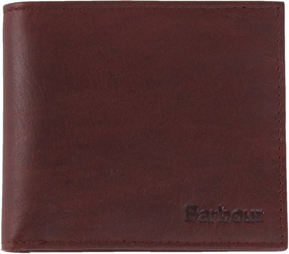 Waxed Leather Wallet - Brown