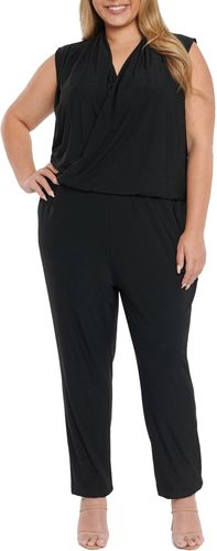 Plus Size Women's Coldesina Bailey Faux Wrap Jumpsuit