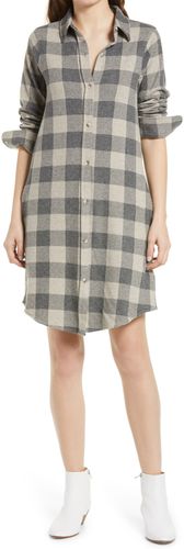 Legend Check Long Sleeve Flannel Shirtdress