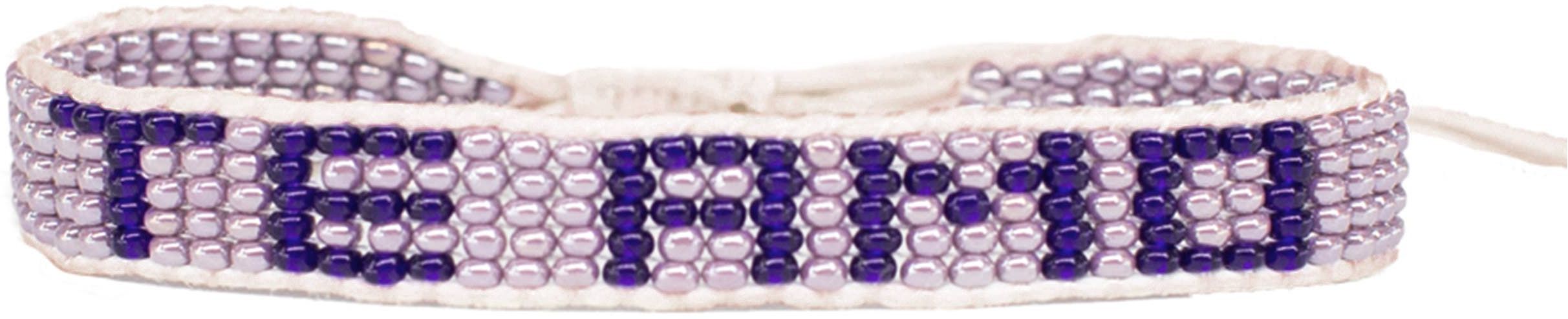 Te Amo Woven Beaded Bracelet