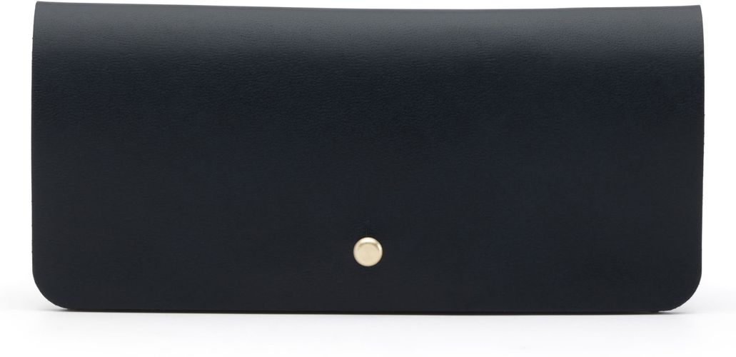 Leather Optical Case - Jet Top Stitch