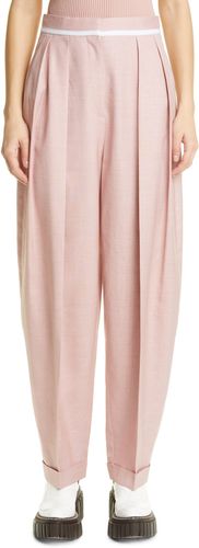 Ariana Pleated Ankle Twill Pants