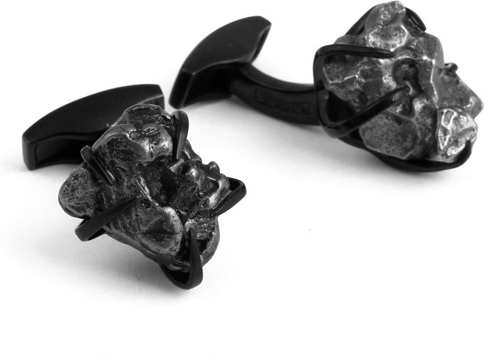 Meteorite Cuff Links