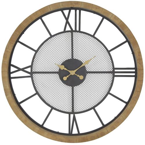 Willow Row Contemporary Wood And Iron Analog Wall Clock at Nordstrom Rack