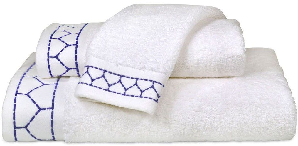 'Linah' Embroidered Supima Cotton Bath Towel