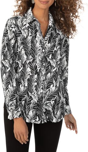 Carmen Palm Print Shirt