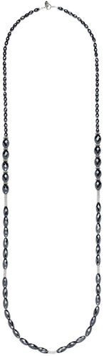 Anna Beck Sterling Silver Hematite Beaded Long Necklace at Nordstrom Rack