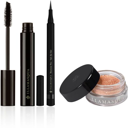 Kit make-up occhi: mascara, eyeliner e ombretto