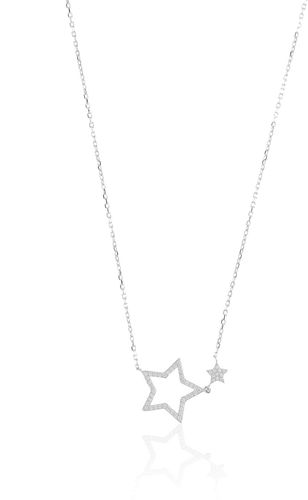 Collana in argento con charm a stella