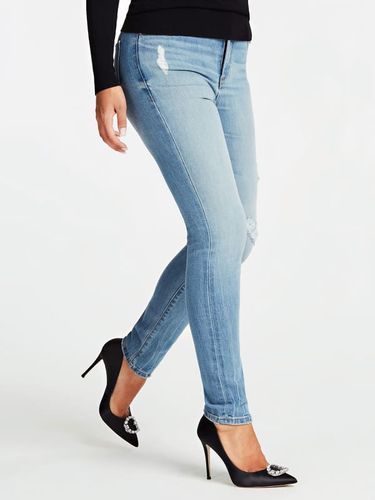 Donna, Jeans Skinny, Blu chiaro, Taglia 28