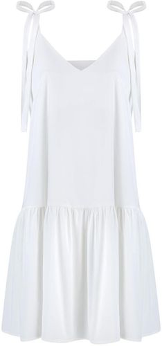 Margo White Cotton Dress
