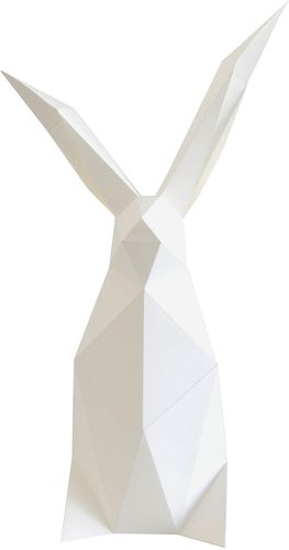 Rabbit Diy Paperlamp Kit In Cotton White