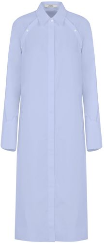 Blue Sleeve(Less) Shirt Dress