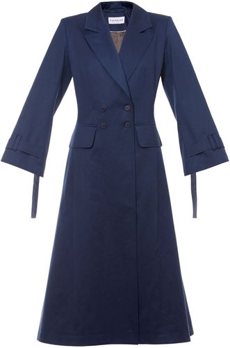 A Line Coat Blue