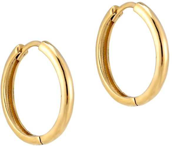 18Ct Gold Vermeil Large Hoop Earrings