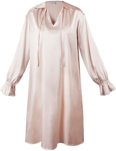 Silk Nightdress - Dry Rose