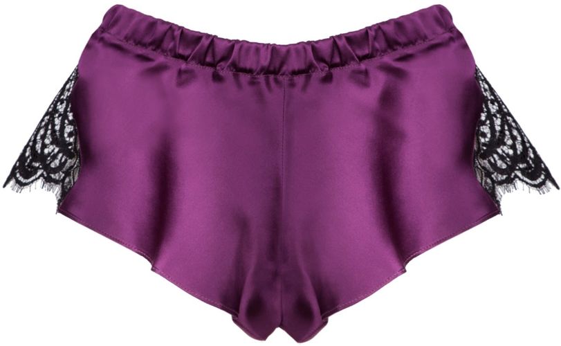 Renee Flared Shorts In Blackberry