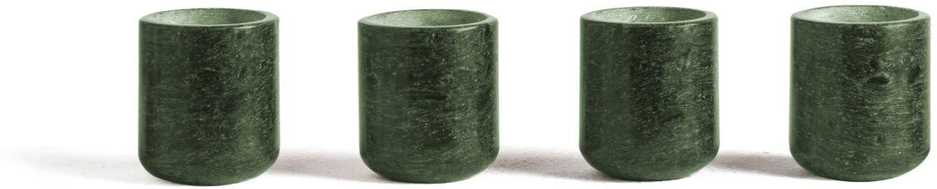Mezcaleros Ciclades Green Marble - 4 Pieces