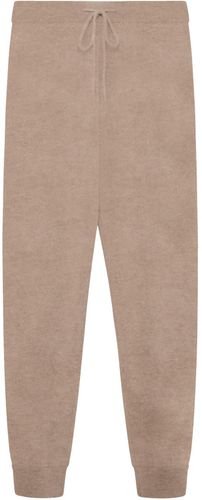 Cherry Cashmere Joggers In Camel