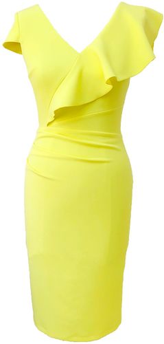 Arina Dress Yellow Crepe