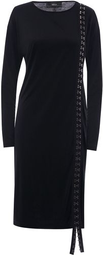 Lateral Detail Asymmetrical Dress