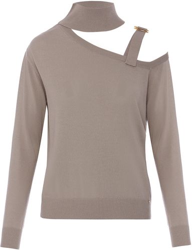 Gray Turtleneck Sweater