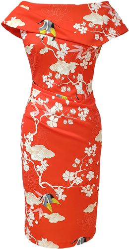 Olympia Dress Oriental Print