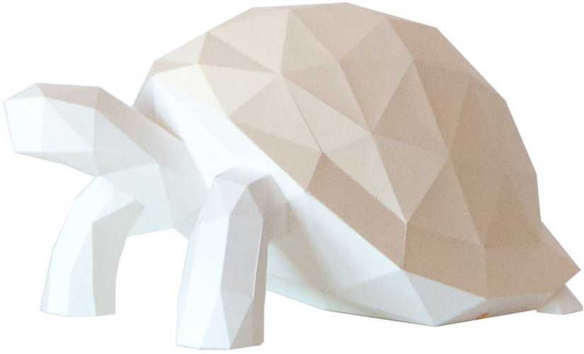 Tortoise Diy Paperlamp Kit In Sandy Beige