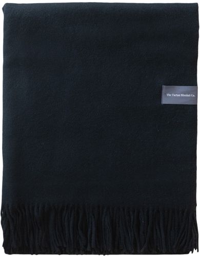 Lambswool Blanket In Black