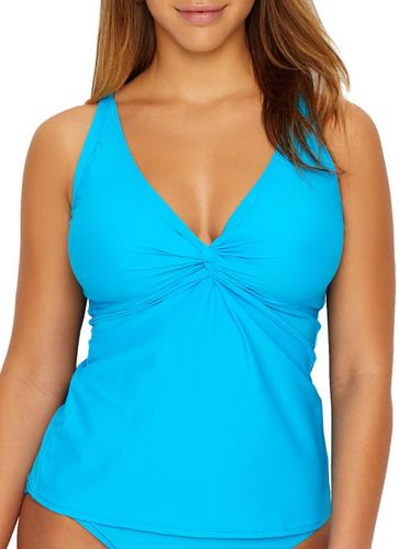 Poolside Blue Forever Underwire Tankini Top