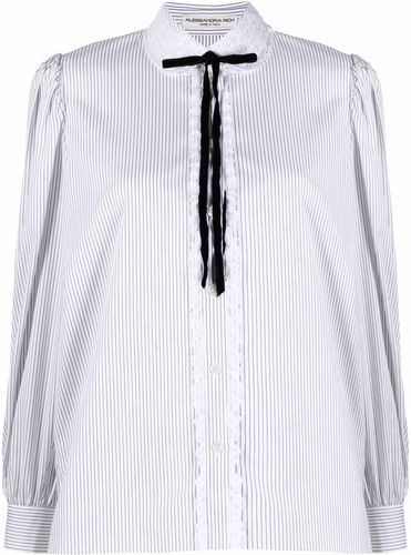 Camicia a righe in bianco e nero - donna