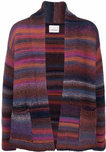 Cardigan a righe multicolore - uomo