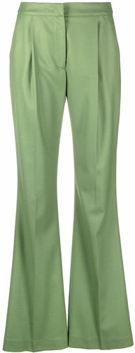 Pantaloni svasati in verde - donna
