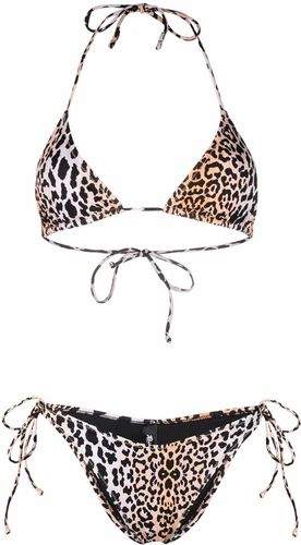 Bikini a due pezzi leopardato- donna