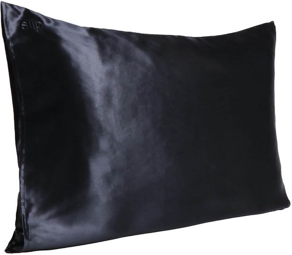 Silk Pillowcase - Queen (Various Colours) - Black